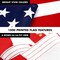 G128 Combo Pack: 6 Ft Tangle Free Aluminum Spinning Flagpole (Black) & American USA Flag 3x5 Ft, LiteWeave Pro Series Printed 150D Polyester, 4 Corner Brass Grommets | Pole with Flag Included
